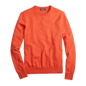 Saxxon Wool Crewneck Sweater - Orange